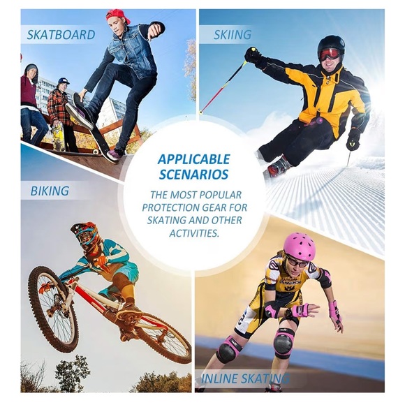 JBM Kids Black Skating Protective Safety Gear Set - Picture 10 of 10